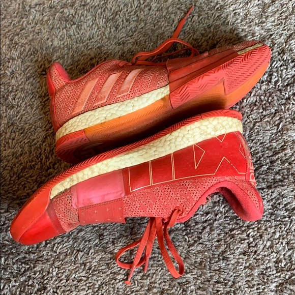 Men's shoes adidas Harden Vol. 3 Chalk Coral/ Chalk Coral/ Chalk Coral